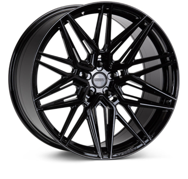 Vossen HF7 - 22x10 - ET39 - 5x120 - 63.4 - DEEP - GB - Gloss Black Wheel