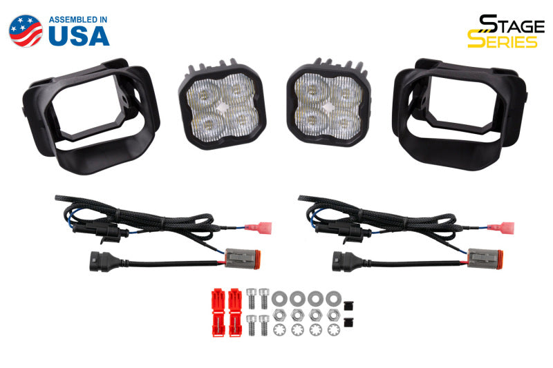 Diode Dynamics SS3 Sport Type F2 Kit ABL - White SAE Fog