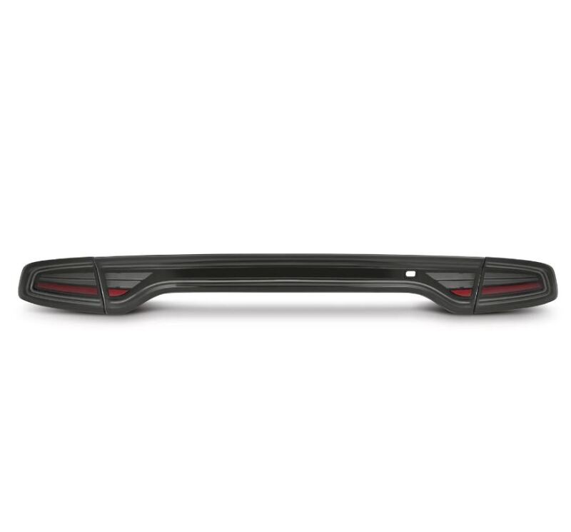 AlphaRex 15-23 Dodge Charger Nova-Series LED tail lights in Alpha-Black finish, featuring a sleek and modern design.