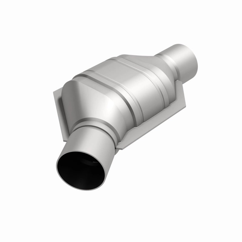 MagnaFlow Universal Catalytic Converter 2.25in Angled Inlet Front CA