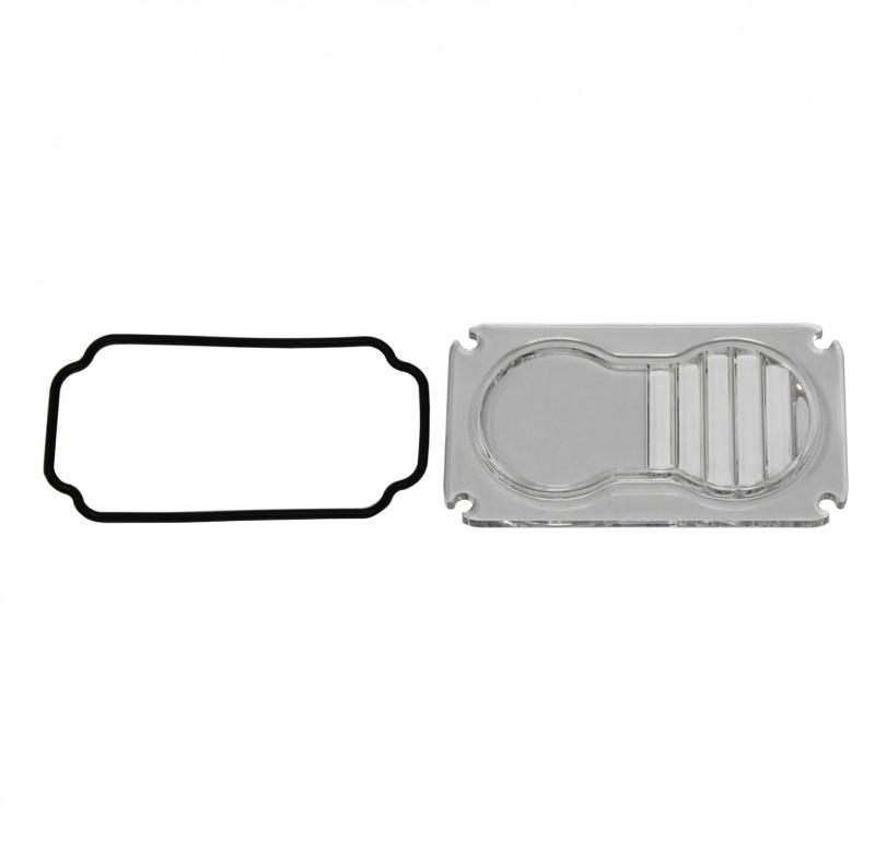 Baja Designs S2 Driving Combo Lens Kit with clear lens and rubber gasket for enhanced off-road visibility.