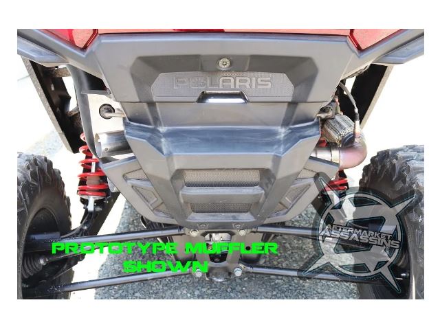 Aftermarket Assassins Stainless Slip-On Exhaust for 2024 RZR XP 1000