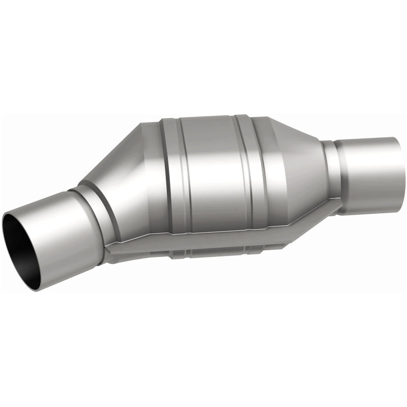 MagnaFlow Universal Catalytic Converter 2.25in Angled Inlet Front CA