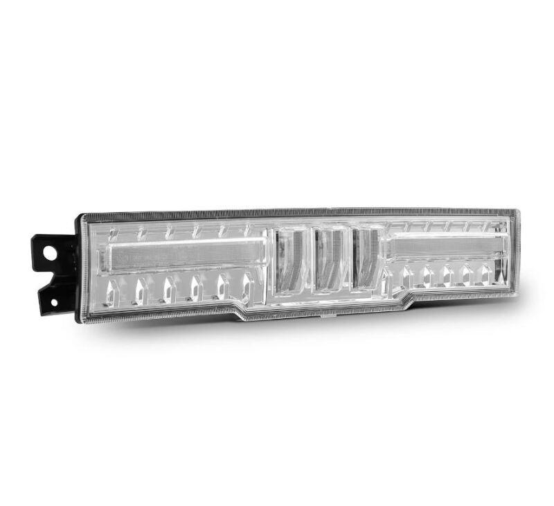 AlphaRex NOVA-Series prismatic LED fourth brake light for 21-24 Toyota GR86 and Subaru BRZ in chrome finish.
