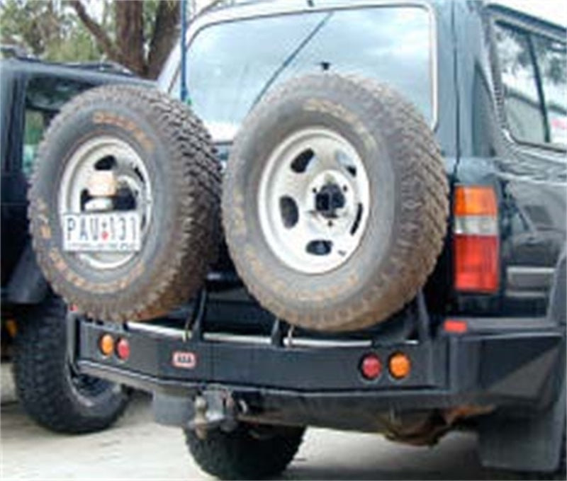 ARB W/Carrier Rear Step Towbar Lhs Blk 80 Series