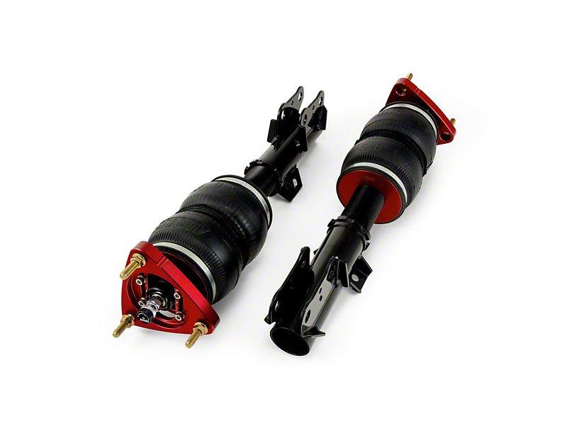 Air Lift Performance Suspension Kit for 2015-2018 Mustang, featuring adjustable air springs and red anodized components.