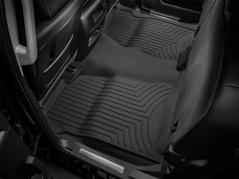 WeatherTech 15-19 GMC Sierra / Sierra Denali 2500HD/3500HD (Crew Cab) Rear FloorLiner HP - Black