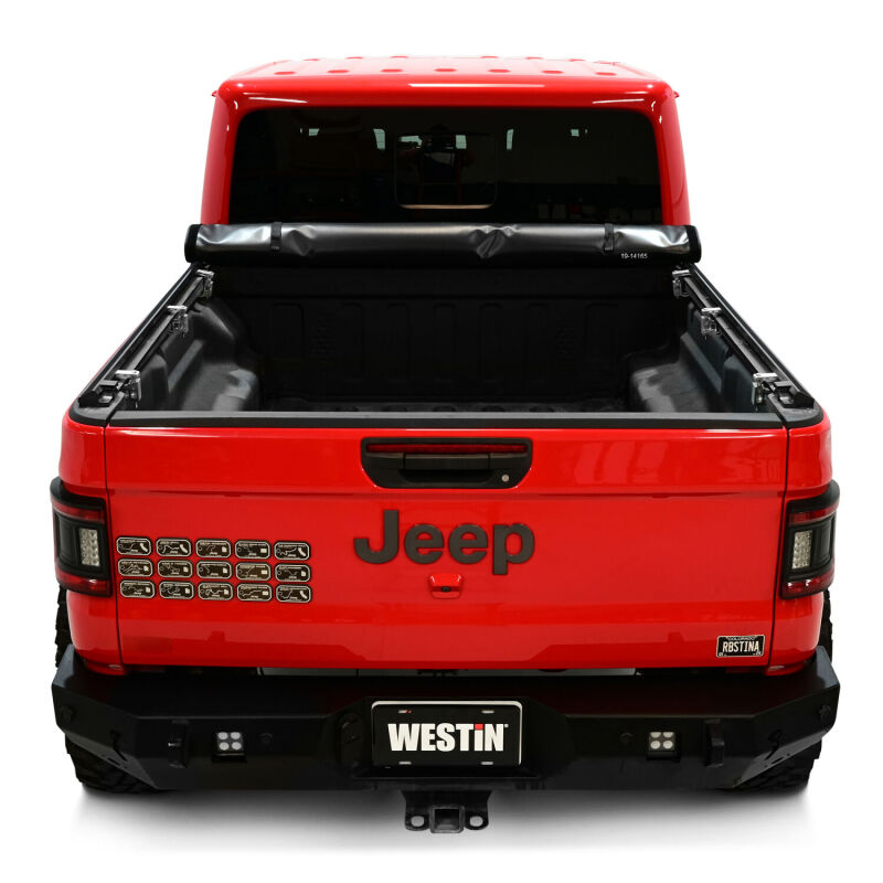 Westin 20-24 Jeep Gladiator JT 5ft. Bed Soft Roll Tonneau Cover - Black