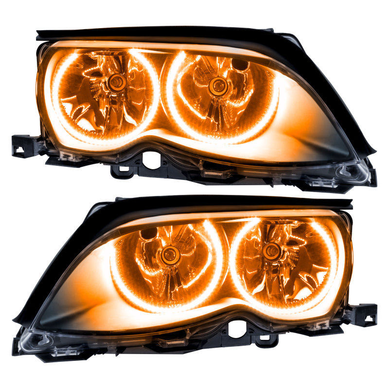 Oracle 02-05 BMW 3 Series SMD HL - Black - ColorSHIFT w/o Controller