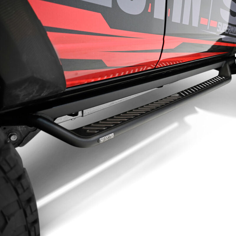 Westin 21-25 Ford Bronco 4dr (Excl. Sport) Outlaw Drop Running Boards - Tex. Blk