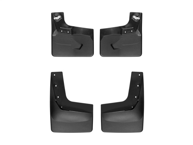 WeatherTech 2018+ Ford Expedition No Drill Mudflaps - Black