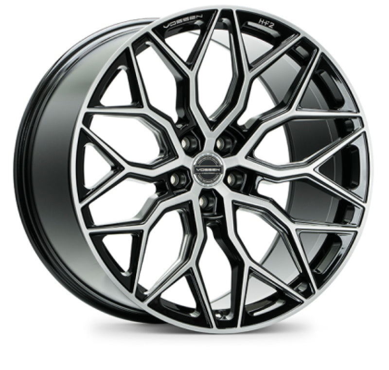 Vossen HF-2 22x11 / 5x130 / ET50 / 71.6 / Deep - Brushed Gloss Black Wheel