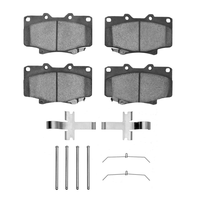 R1 90-92 Toyota Land Cruiser Front Semi Met Pads & Hardware Kit