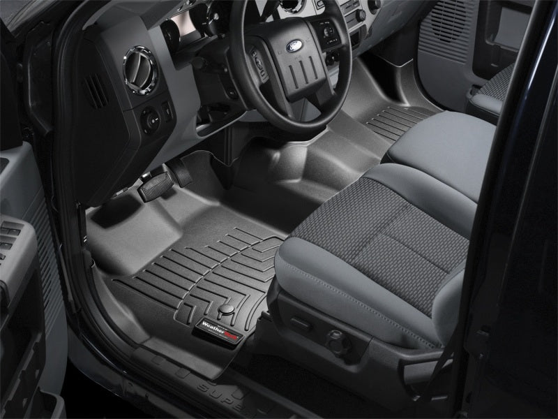 WeatherTech 11+ Ford F250/F350/F450/F550 Front FloorLiner - Black