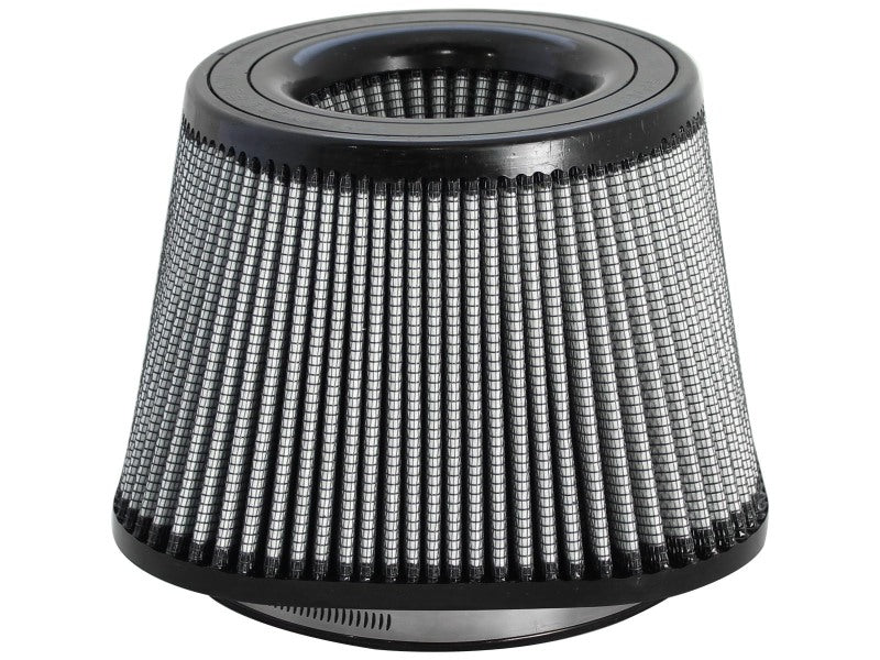 Universal afe Magnum FLOW air filter with a tapered design, measuring 7-1/8 inches at the top and 5-3/4 inches in height.