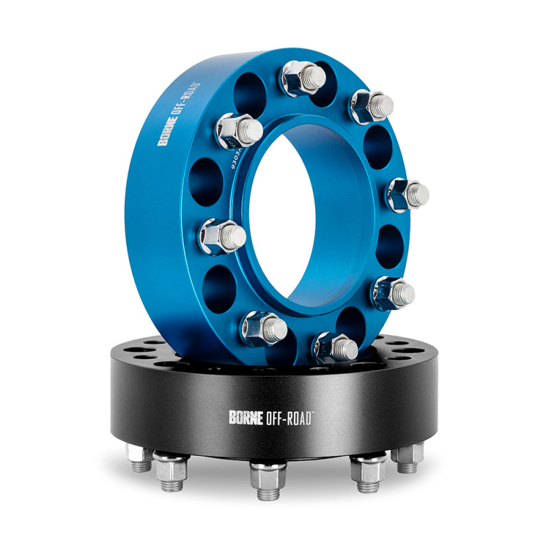 Mishimoto Wheel Spacers 8X165.1 121.3 50 M14 Blu