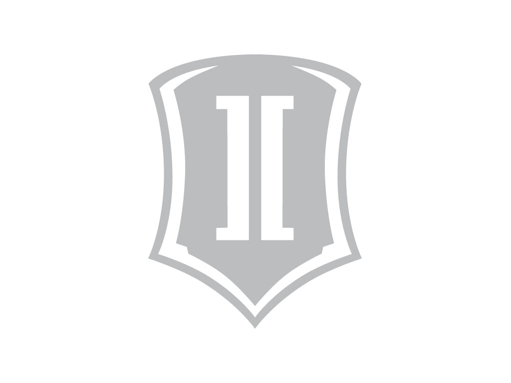 ICON Vehicle Dynamics Shield Logo Sticker, Silver, 10” Tall