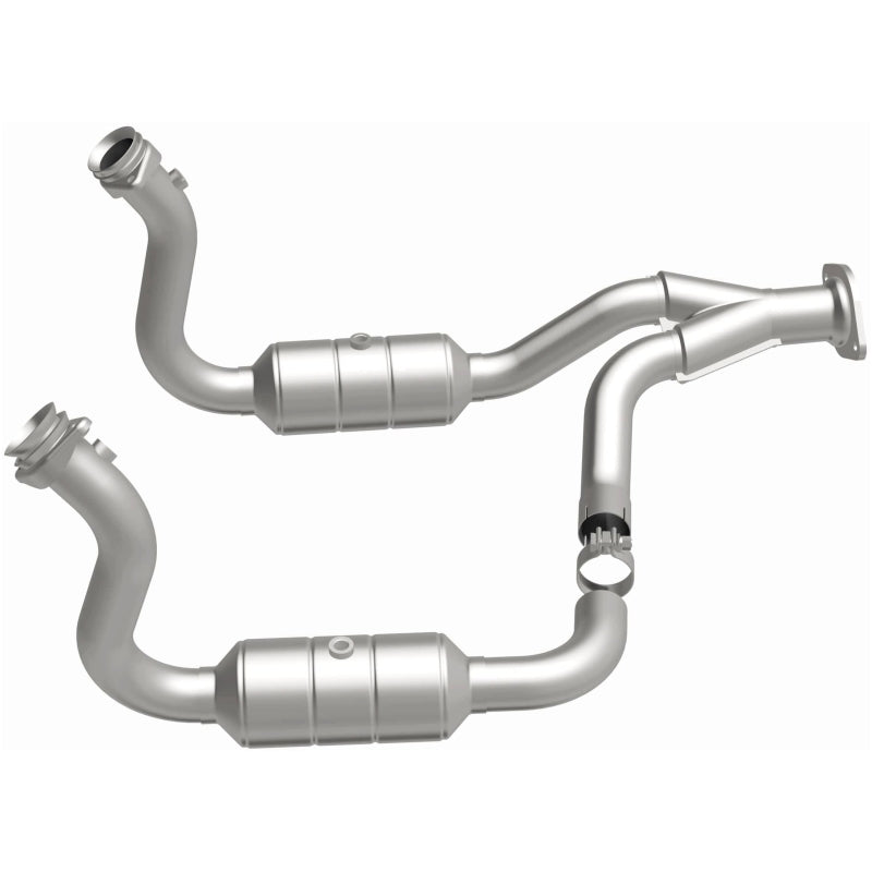 MagnaFlow DF Cat Conv 08-10 Ford F-250/F-250 SD/F-350/F-350 SD 5.4L/6.8L/F-450 SD 6.8L Y-Pipe Assy