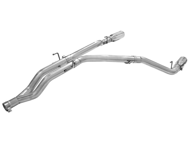 aFe MACH Force XP DPF-Back Exhaust 3in SS w/ 5in Polished Tips 2014 Dodge Ram 1500 V6 3.0L EcoDiesel