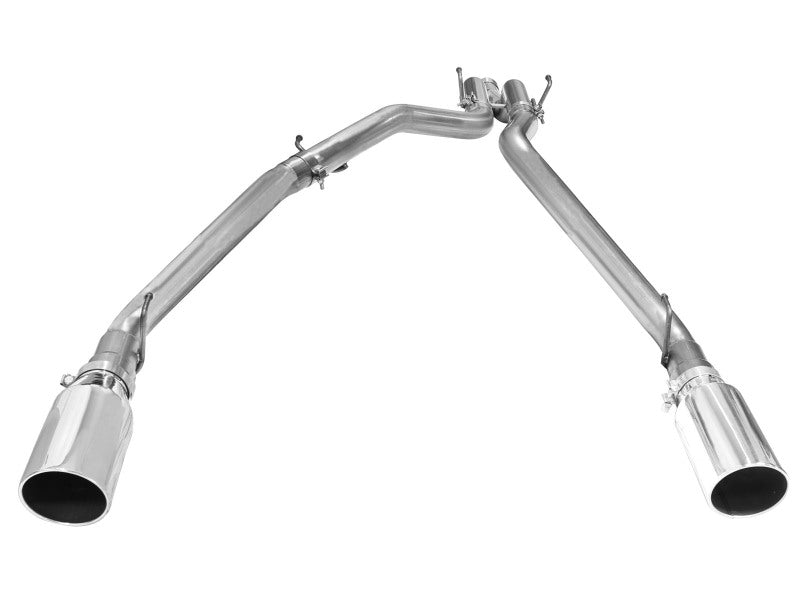 aFe MACH Force XP DPF-Back Exhaust 3in SS w/ 6in Polished Tips 2014 Dodge Ram 1500 V6 3.0L EcoDiesel