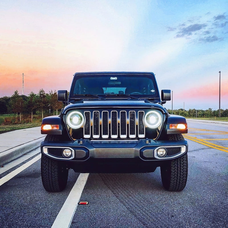 Oracle Jeep JL/Gladiator JT Oculus Bi-LED Projector Headlights - Amber/White Switchback