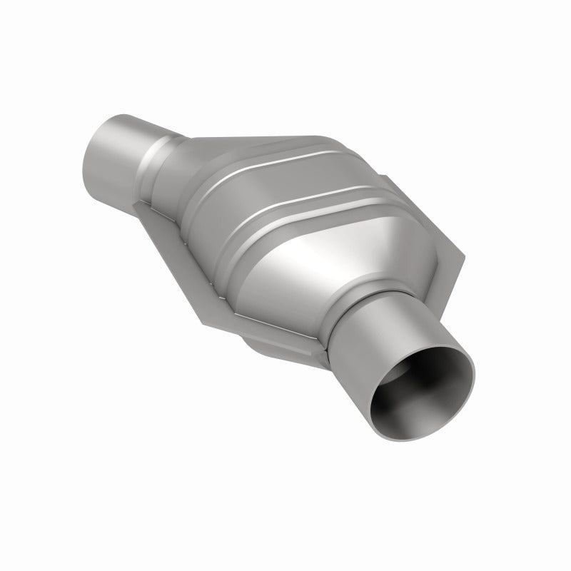 MagnaFlow Universal Catalytic Converter 2.25in Angled Inlet Front CA