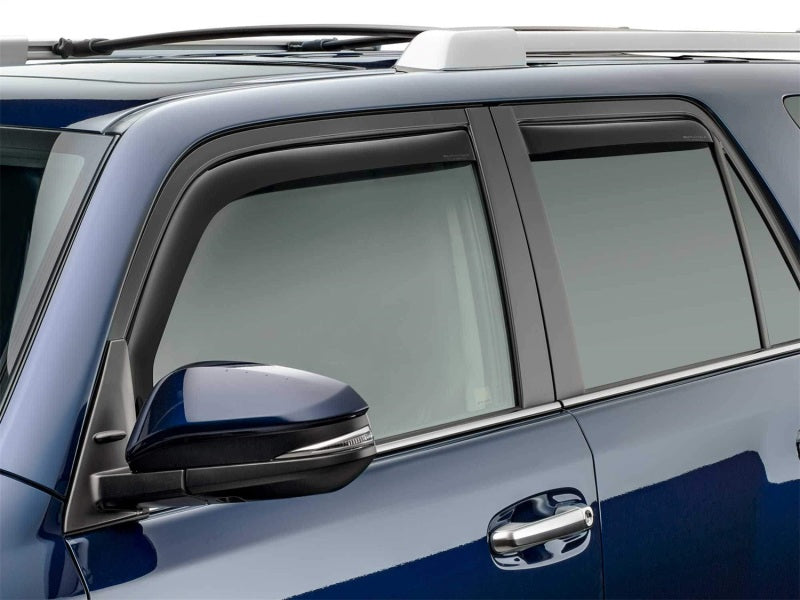 WeatherTech 10-23 Toyota 4Runner Front & Rear Side Window Deflectors - Dark Tint