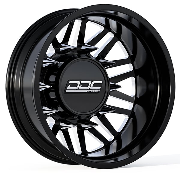 DDC Black/Milled Aftermath 20"x 8.25" Wheel Set 05-10 F-450 | 15-23 F-450 | 08-24 Ram 4500 Dually