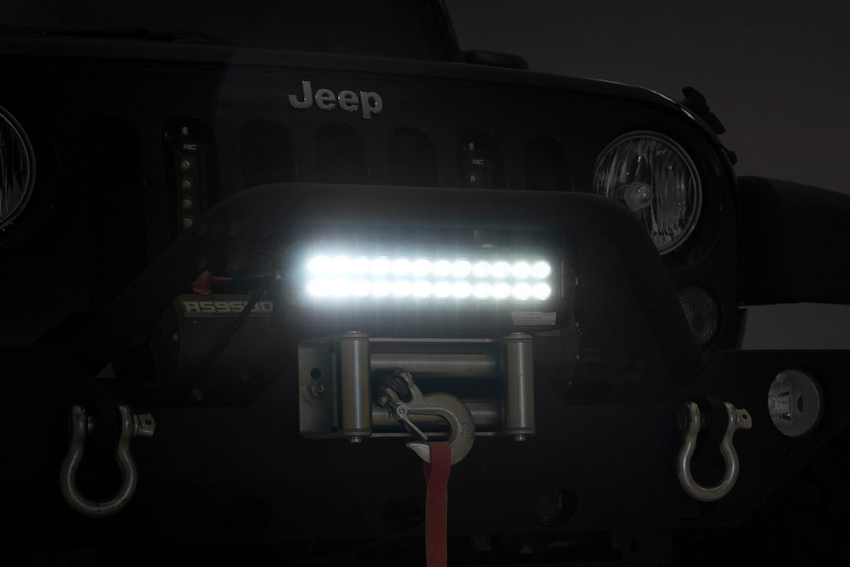 ROUGH COUNTRY 12-INCH CREE LED LIGHT BAR - (DUAL ROW | BLACK SERIES)