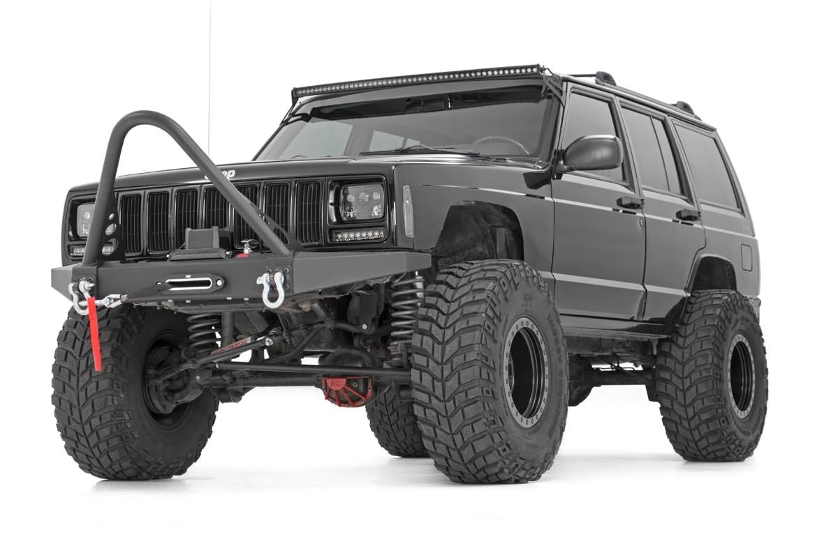 ROUGH COUNTRY 50-INCH CURVED CREE LED LIGHT BAR - (SINGLE ROW | BLACK SERIES)