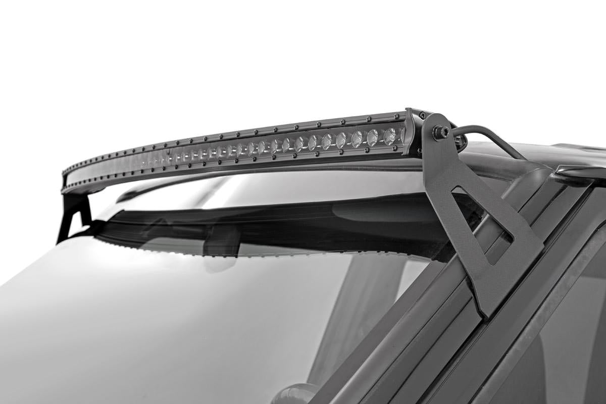 ROUGH COUNTRY 50-INCH CURVED CREE LED LIGHT BAR - (SINGLE ROW | BLACK SERIES)