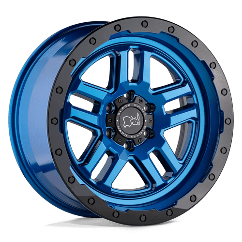 BRBTW 17X9.5 5X5.0 DRBR-BLU-BLKLP -18MM