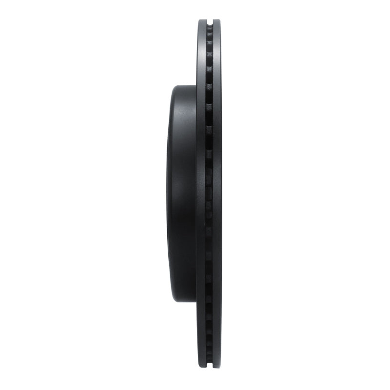 R1 19-25 Ram 1500 Rear Left Drilled & Slotted Black Brake Rotor