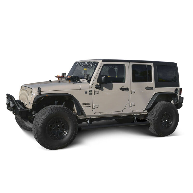 Westin 07-18 Jeep Wrangler JK Unlimited Pro-e Electric Running Boards - Textured Black