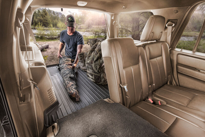 Husky Liners 10-12 Toyota 4Runner WeatherBeater Black Rear Cargo Liner (Folded 3rd Row)