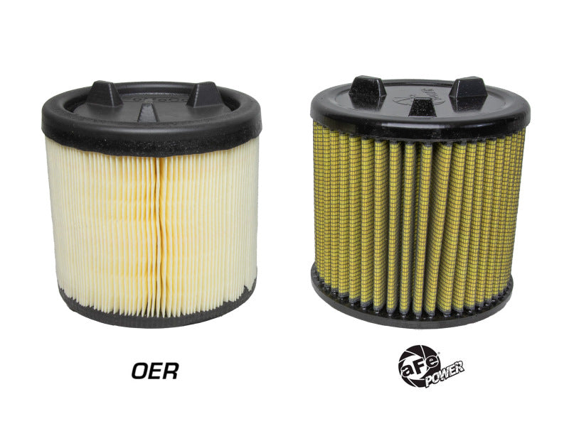 aFe Power Magnum FLOW Air Filter for 21-22 Ford Bronco L4-2.3L and V6-2.7L, showcasing Pro GUARD 7 media for enhanced performance.