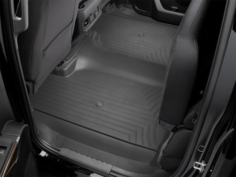 WeatherTech 19-23 Chevrolet Silverado 1500 (No Rear Carpeted Storage) Rear FloorLiner - Black