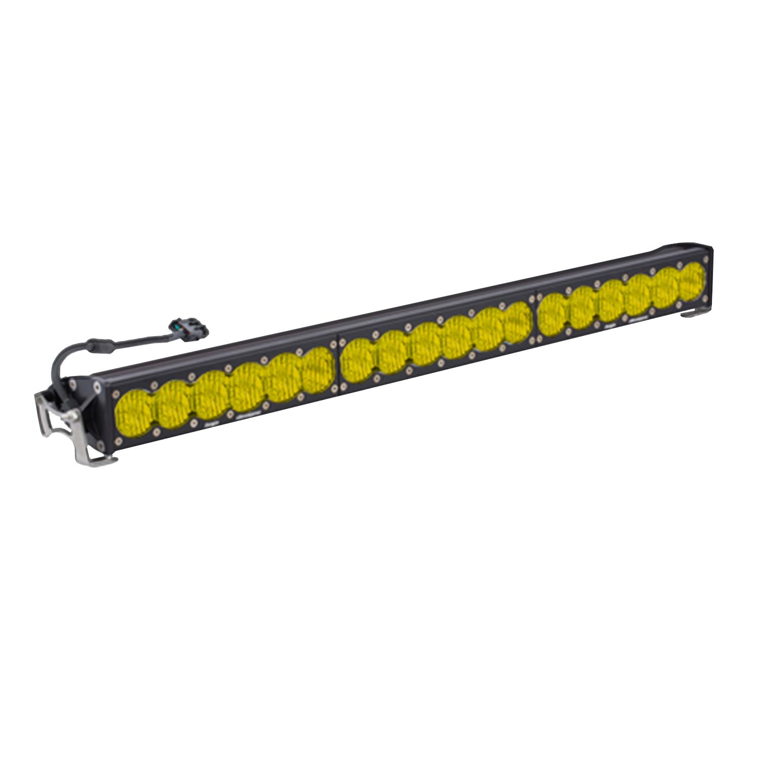 2018-2020 Ford F150 Baja Bumper with integrated yellow LED light bar for enhanced off-road visibility and style.