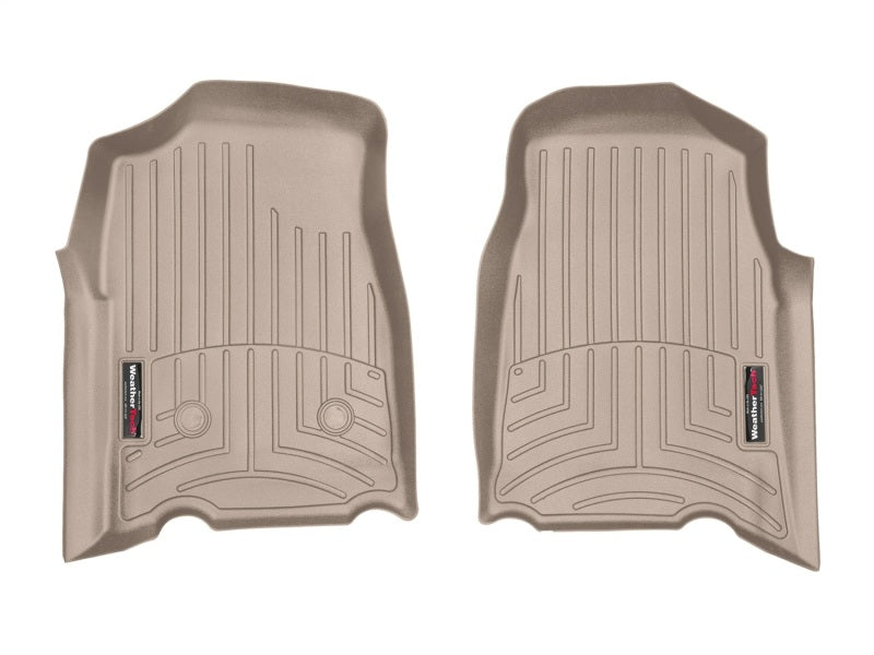 WeatherTech 04+ GMC Canyon Ext Cab Front FloorLiner - Tan