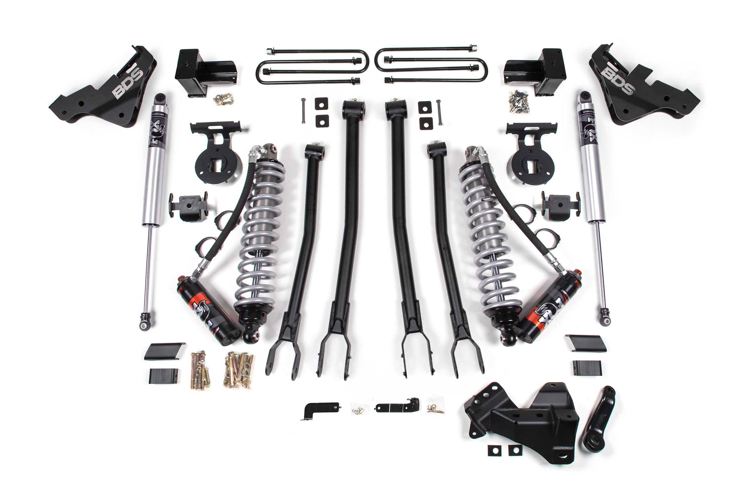 4 Inch Lift Kit w/ 4-Link | FOX 2.5 Coilover Conversion - Performance Elite | Ford F450 Super Duty (20-22) 4WD