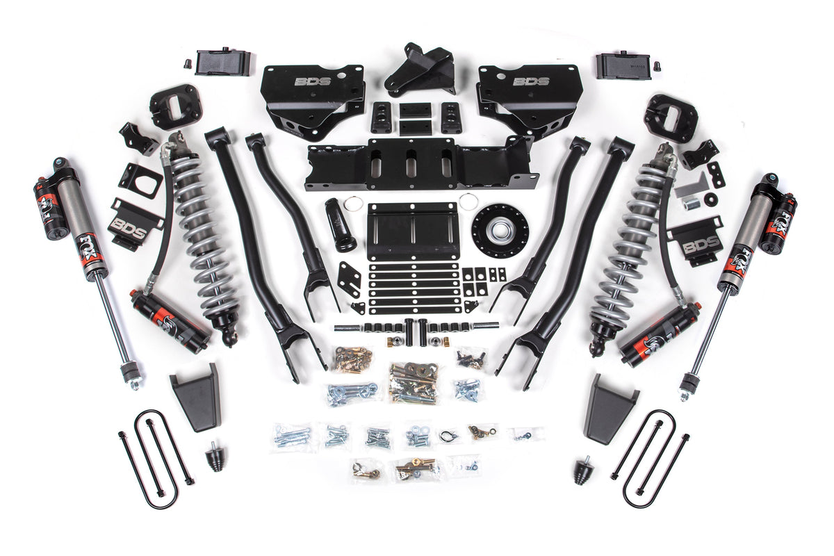 4 Inch Lift Kit w/ 4-Link | Extended Travel | Ram 3500 (25-26) 4WD | Diesel