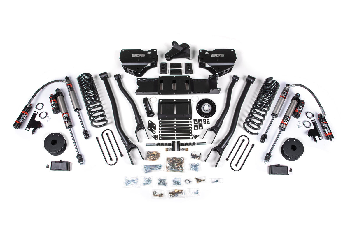 4 Inch Lift Kit w/ 4-Link | Extended Travel | Ram 3500 (25-26) 4WD | Diesel