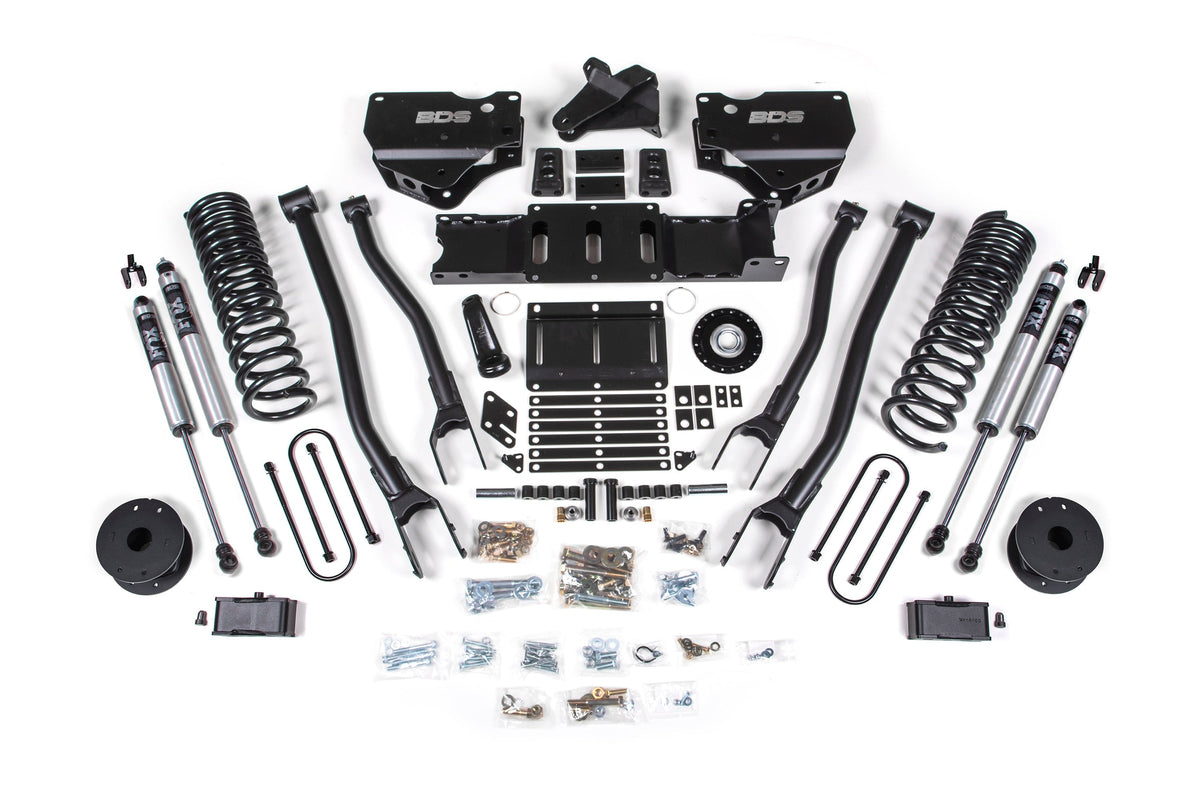 4 Inch Lift Kit w/ 4-Link | Extended Travel | Ram 3500 (25-26) 4WD | Gas