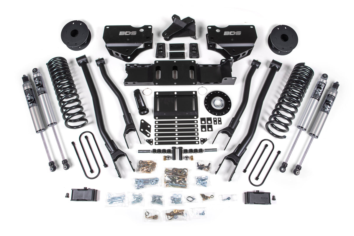 4 Inch Lift Kit w/ 4-Link | Extended Travel | Ram 3500 (25-26) 4WD | Gas