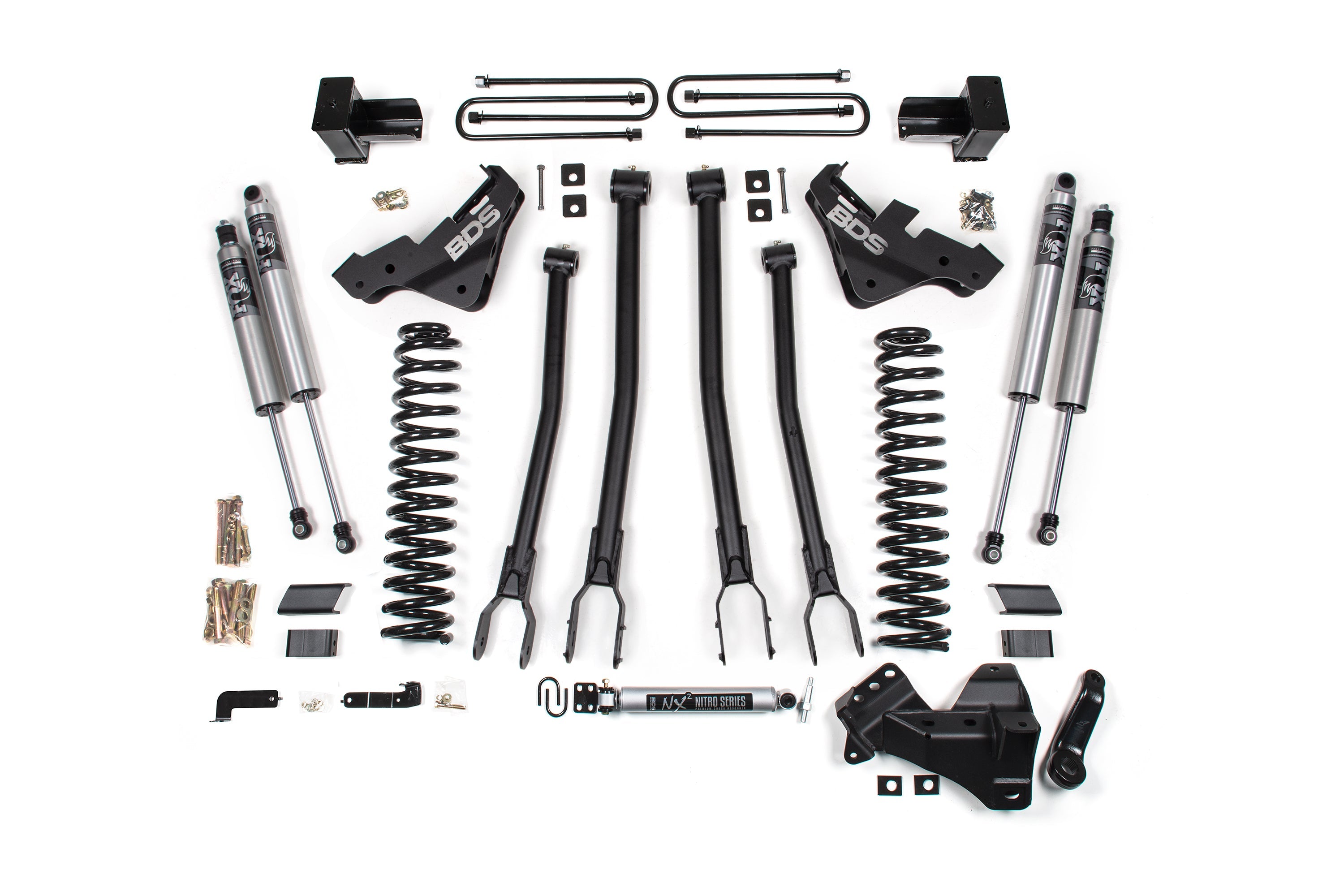 5 Inch Lift Kit w/ 4-Link | Ford F250/F350 Super Duty (23-26) 4WD | Gas