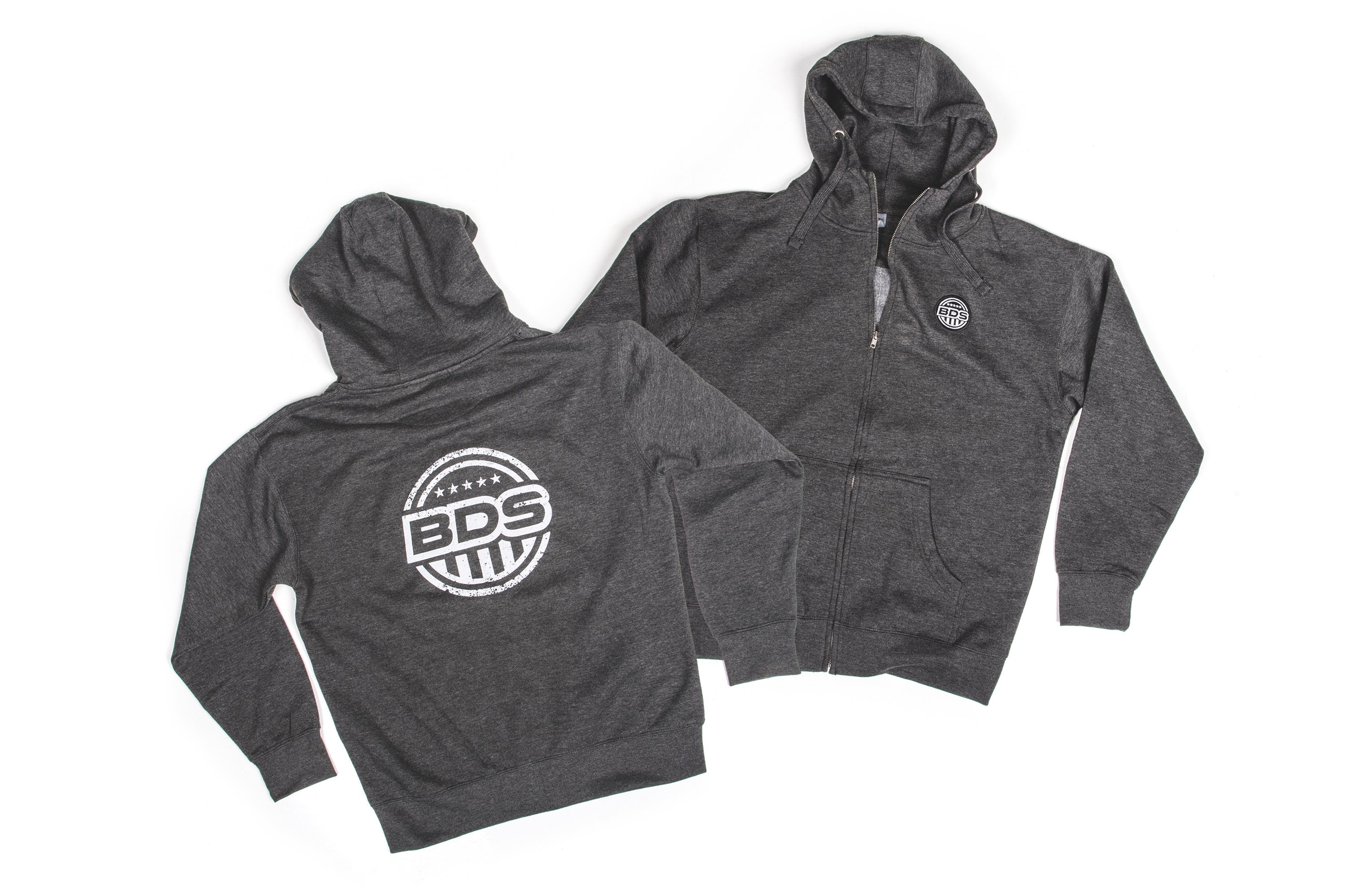 BDS Zip Hoodie | Charcoal