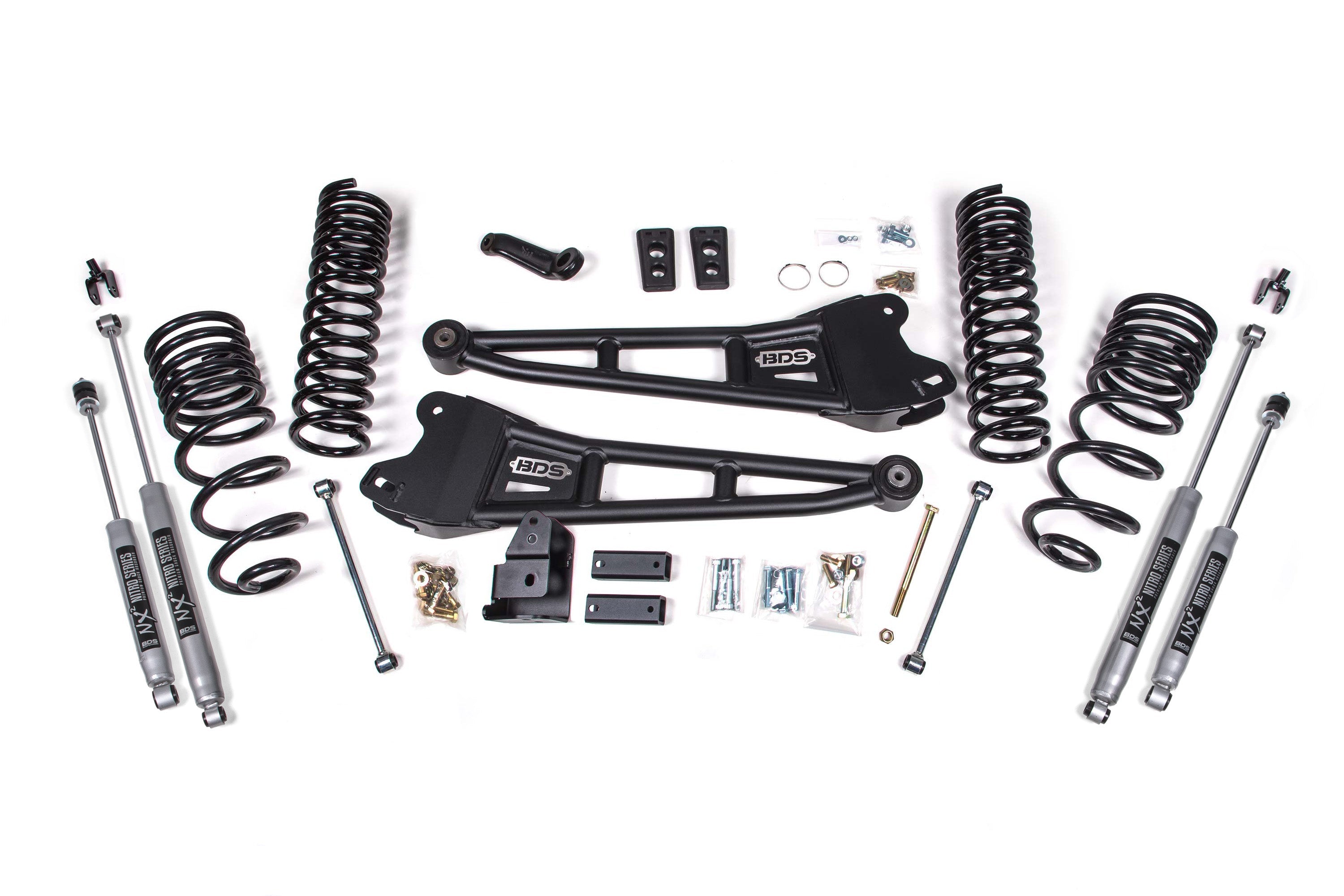 4 Inch Lift Kit w/ Radius Arm | Ram 2500 (14-18) 4WD | Gas