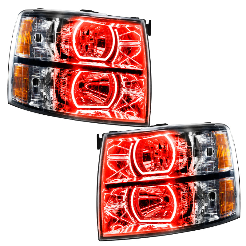 Oracle 07-13 Chevrolet Silverado SMD HL - Square Style - ColorSHIFT w/ Simple Controller