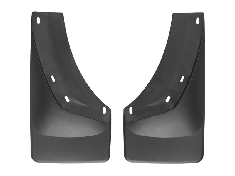 WeatherTech 07-13 Chevrolet Silverado No Drill Mudflaps - Black