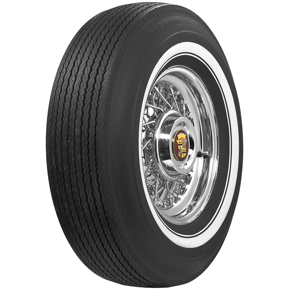 BFGoodrich L78-15 1 1/8 + 5/16 DUAL White Wall CADILLAC - 62880